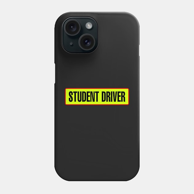 Student driver Phone Case by Soll-E