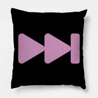 Forward button - pink Pillow