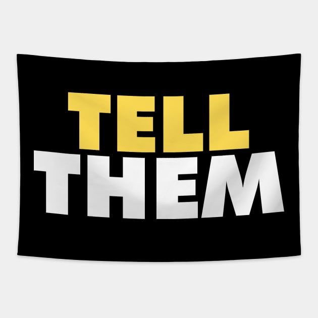 Tell Them - Jay Cutler Tapestry by respublica