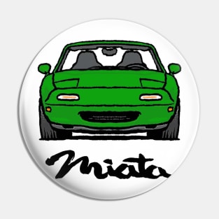 MX5 Miata NA Light Green Pin