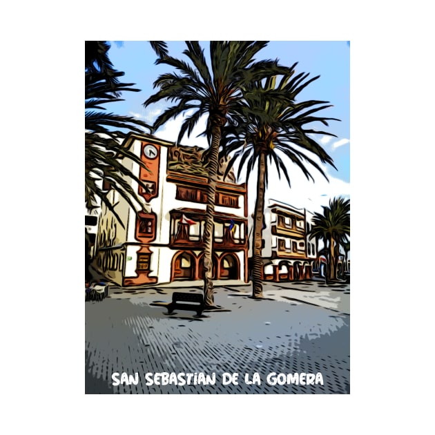 San Sebastian De La Gomera plaza by lagomeratravel