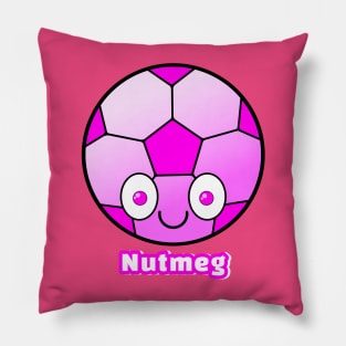 Smiling Football/Soccer - Nutmeg Pillow