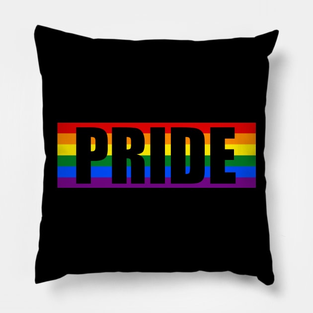 Gay Pride Pillow by HillStoneCreations