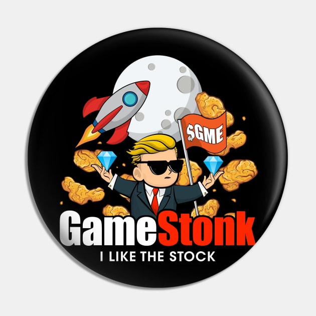 GameStonk Pin by Designwolf