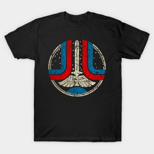 Vintage Sci-Fi Last Starfighter Distressed Graphic T-Shirt Vintage Sci-Fi Last Starfighter Distressed Graphic T-Shirt