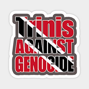 Trinis Against Genocide - Flag Colors - Double-sided Magnet