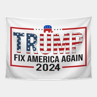 Trump Fix America Again 2024 Tapestry