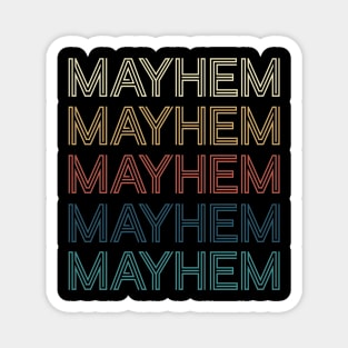 Lovely Mayhem Name Flowers Proud Classic Styles Magnet