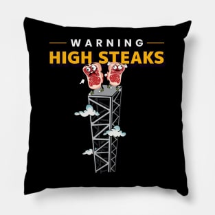 Funny steaks Pillow