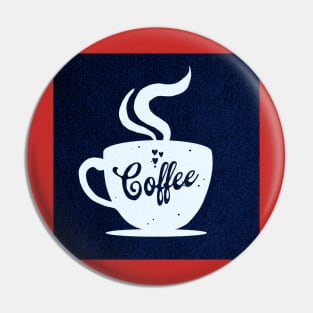 coffee T-shirt Pin