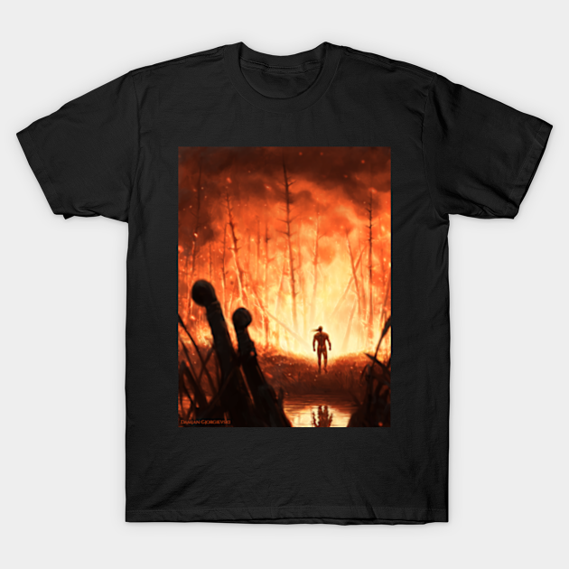 Discover Into the Fire - Centurians Comic Frame - Empowerment - Comic - T-Shirt