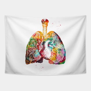 Lungs and Heart Tapestry