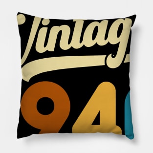 1940 Vintage Gift 80th Birthday Retro Style Pillow