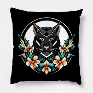 black pather logo Pillow