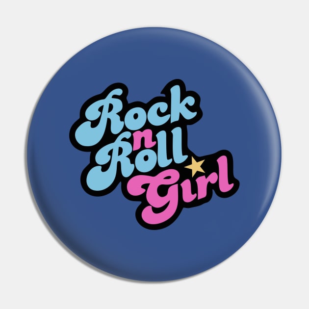 Rock n' Roll Girl Pin by grekhov