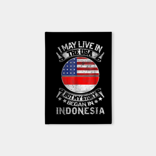 home usa indonesia patriot american indonesian flag tshirt half circle american flag