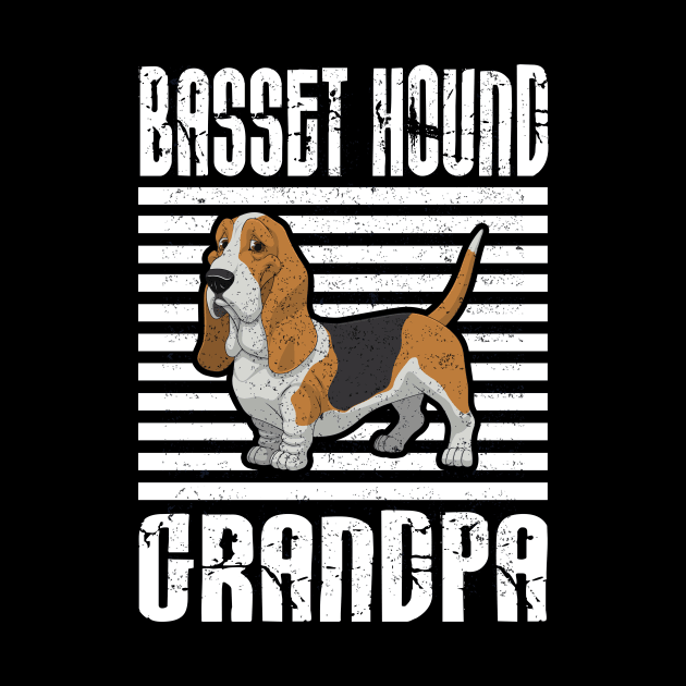 Basset Hound Grandpa Proud Dogs by aaltadel