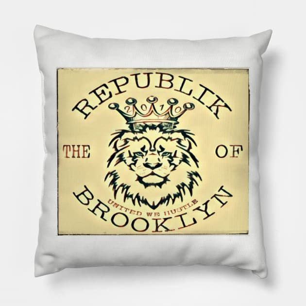 Vintage Lion Pillow by Digz