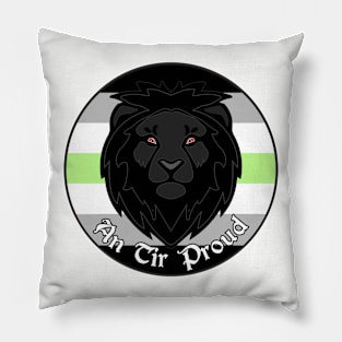 An Tir Pride - Agender - Populace Badge Style 2 Pillow