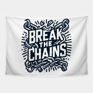 Break the Chains, mental health awareness Tapestry