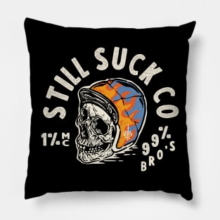 rock skull terror - still suck Pillow