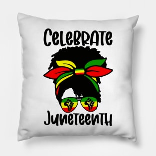 Juneteenth Ancestors Alack African American Flag Pride Pillow