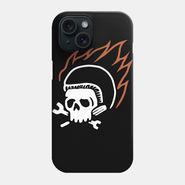 Biker Fire Phone Case by quilimo