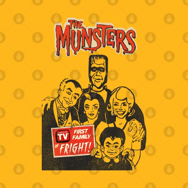 The Munsters 'First Family' of FRIGHT! by darklordpug