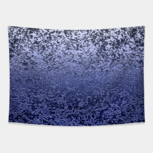 Blue Modern Crackle Ombre Abstract Tapestry