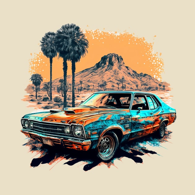 70s Desert Muscle Car by 20th Century Tees