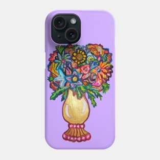 The Elegant Pretty Colorful Flower Vase Phone Case