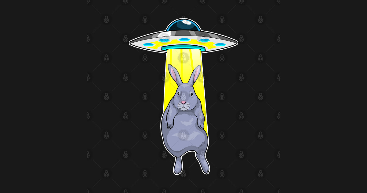Rabbit Spaceship Space - Rabbit - T-Shirt | TeePublic