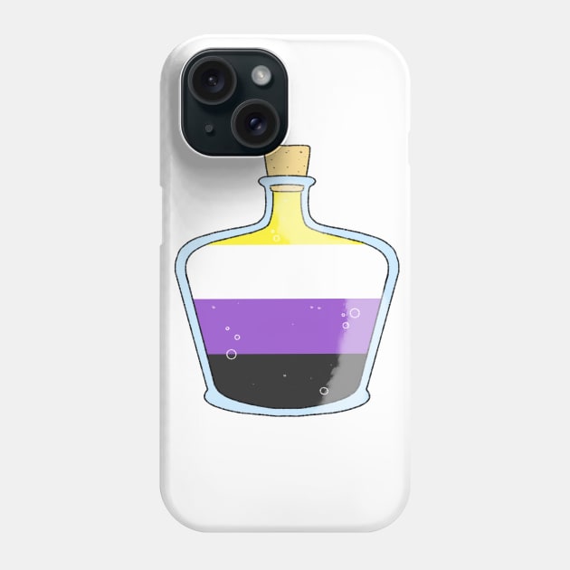 Nonbinary Potion Phone Case by the-bone-weaver 