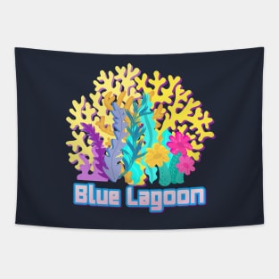 Blue Lagoon, The Story of the Sea, coral reefs Tapestry