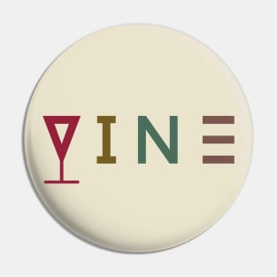 Vine font tipography Pin