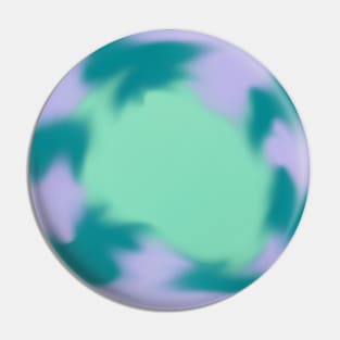 Green Tie Dye Pin