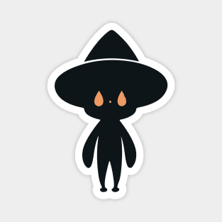 Cute Wizard || Halloween Mage || Minimalist Vector Art Magnet