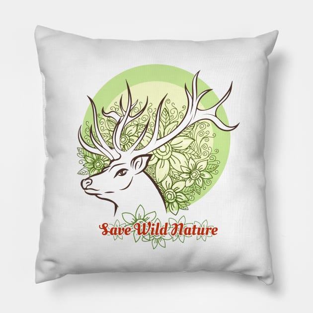 Save Wilde Nature Pillow by devaleta