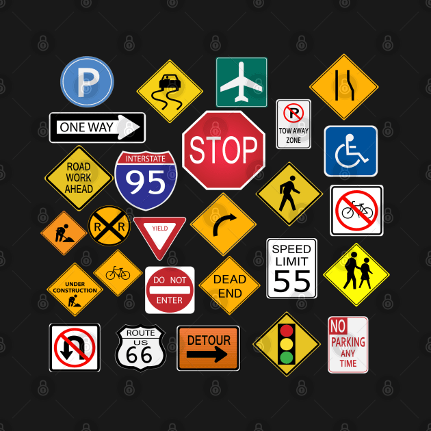 Merry Christmas Street Road Signs by holidaystore