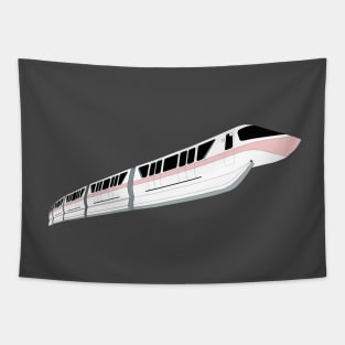 Millennial Pink Monorail Tapestry