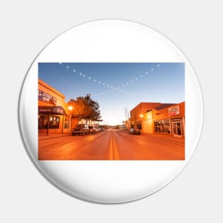 Night street scene Gallup, Gallup Charms Along Route 66 in New Mexico Pin