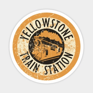 Yellowstone Train Station Magnet