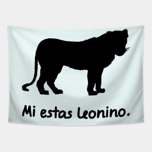 Mi estas leonino Tapestry