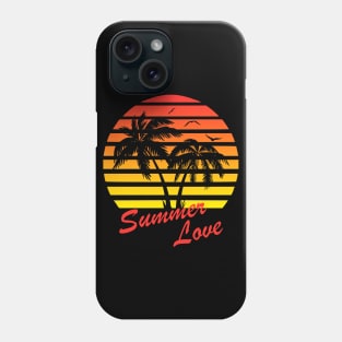 Summer Love Tropical Sunset Phone Case