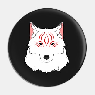 White Wolf Pin