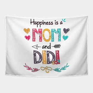 Happiness Is A Mom And Didi Wildflower Happy Mother's Day Tapestry