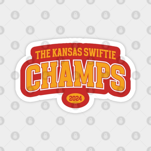 The Kansas Swiftie Champs 2024 Magnet by Emma