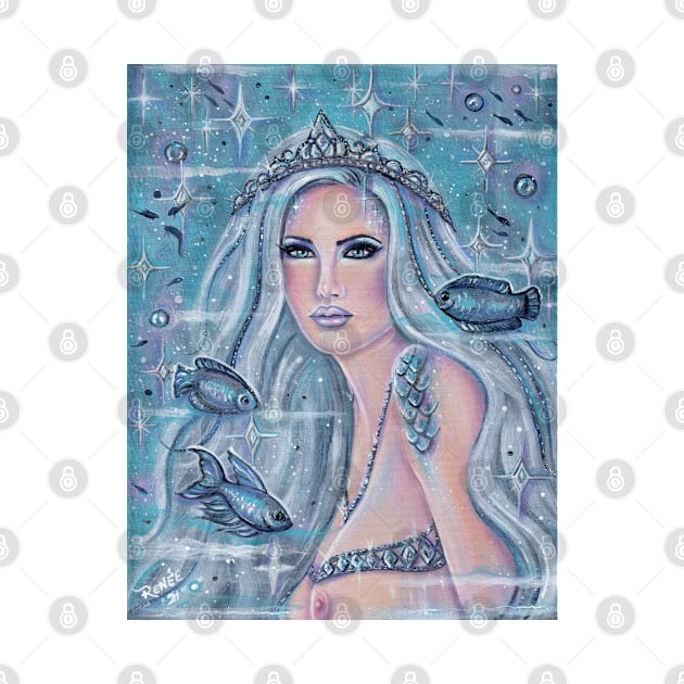 Diamond mermaid art by Renee Lavoie by ReneeLLavoie