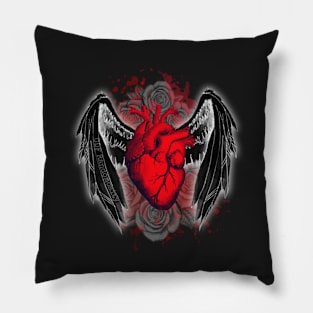 Winged Heart Pillow