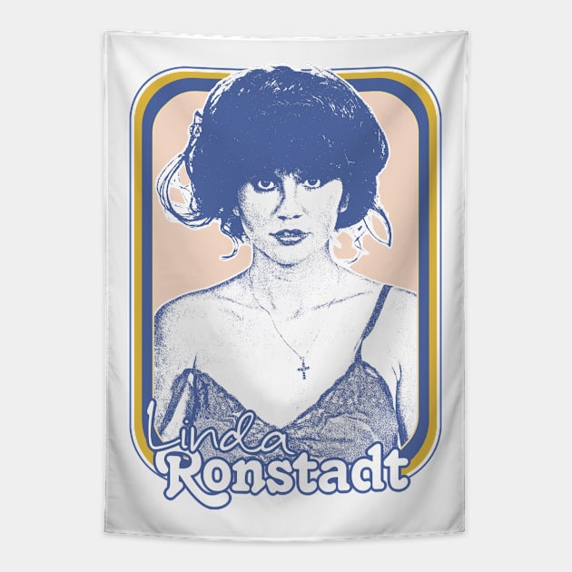 Linda Ronstadt /// Original Retro 1970s Style Fan Art Design Tapestry by DankFutura